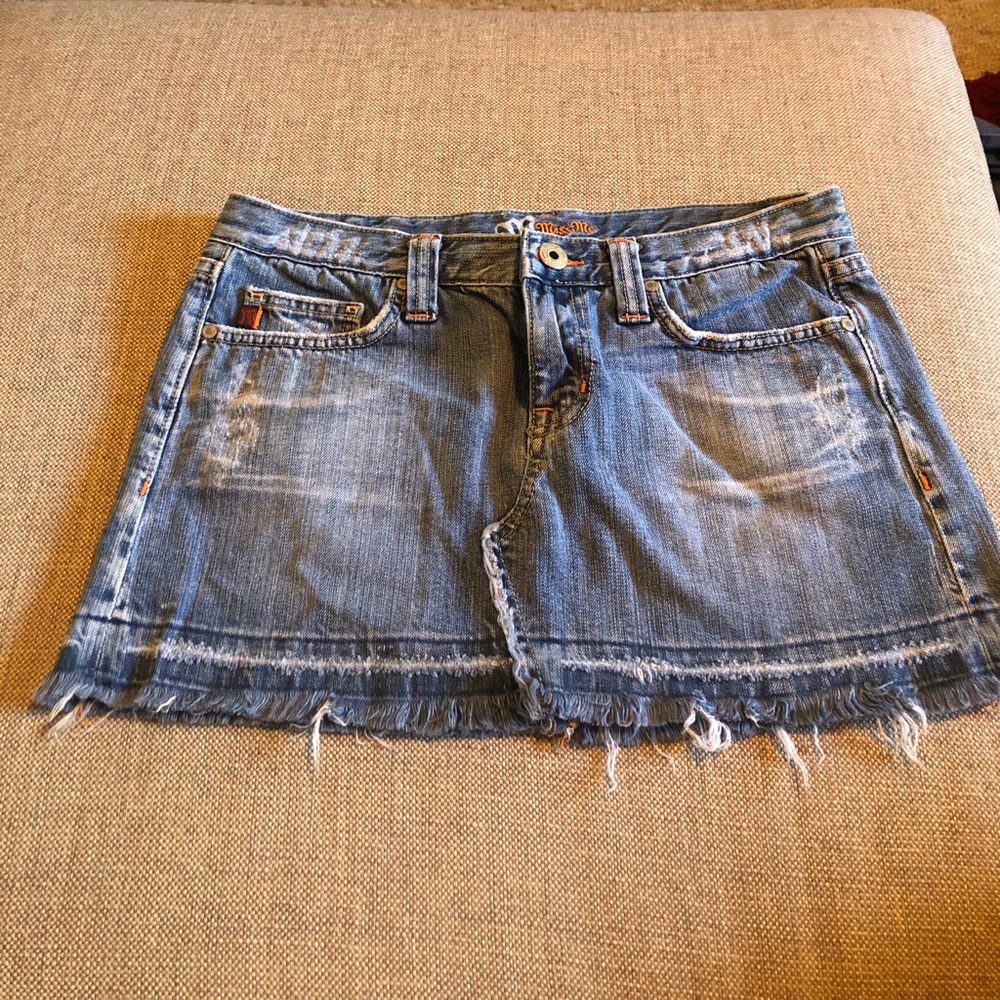 Miss Me denim skirt w/ detailing - Size M